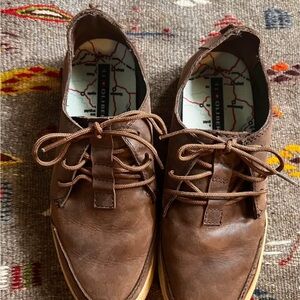 Men's Oliberte Leather Shoes Size 41 / 8 US